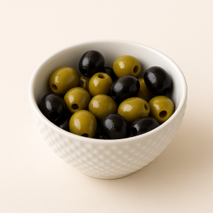 Porción de aceitunas