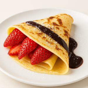 Panqueques con fruta